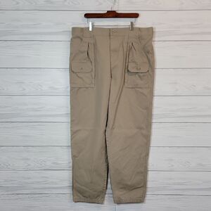 Cabela's Men's Khaki Cargo Pants Classic Fit - Tan Size 40" X 36"